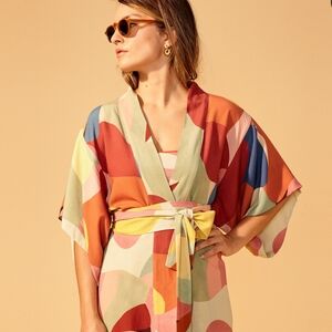 Colourful kimono by brazilian brand Keymono